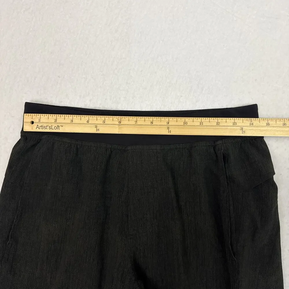 Lululemon Pace Breaker Shorts Mens Medium Black Linerless 10 Inch Running
